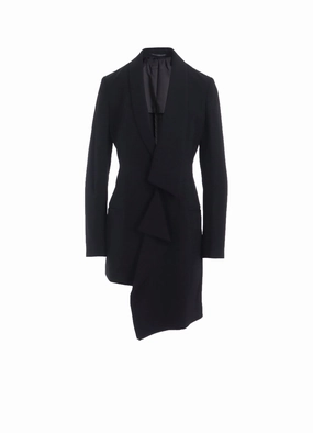 Relaxed Cut WOOL UNBALANCED JACKET