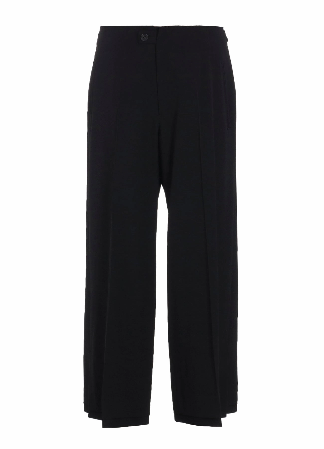 WOOL WIDE PANTS Classy Fit Adaptable Style