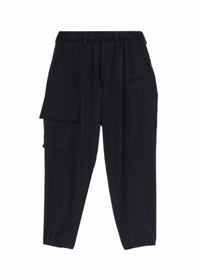 Cozy Material WOOLBARDINE RIB FLAP PANTS