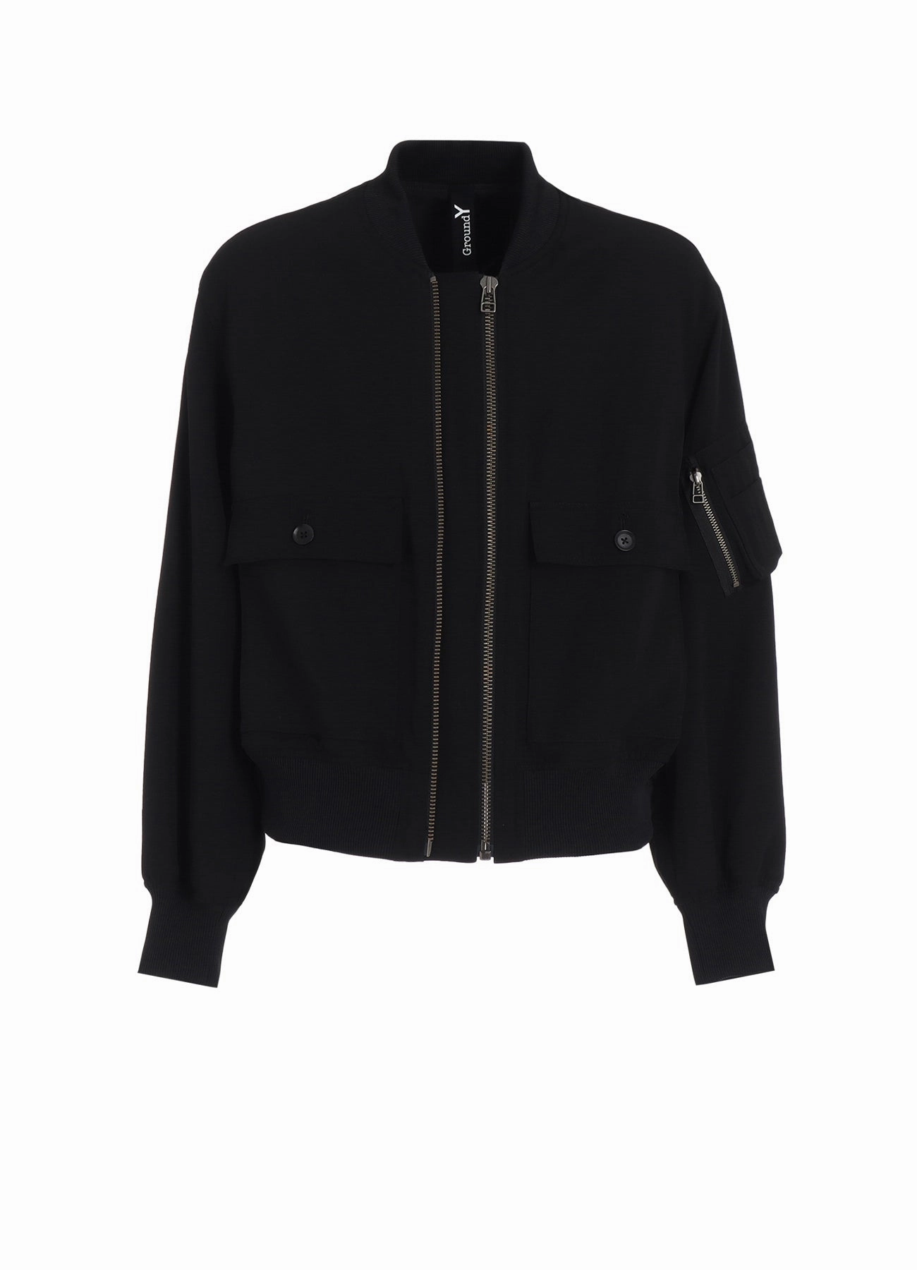 Snag Free Surface WOOL GABARDINE DOUBLE ZIPPER MA-1