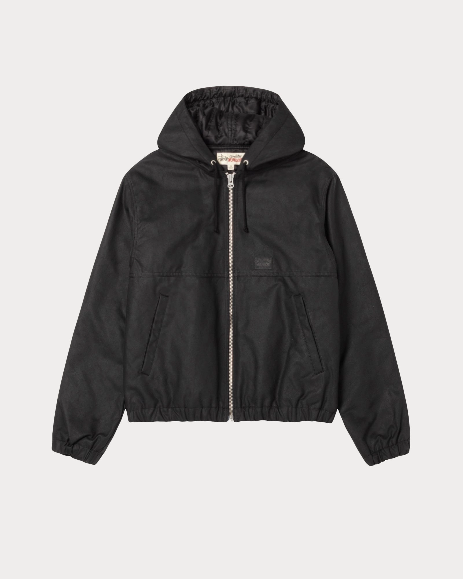 WORK JACKET WAXED COTTON Smooth Zipper Glides