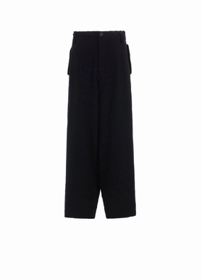 LightweightConstruction BRITISH WOOL HEM FACING PANTS