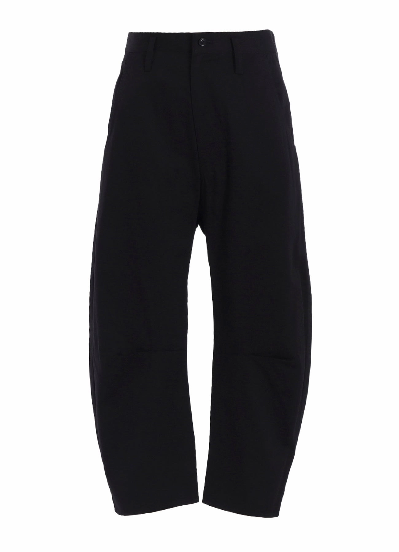 [Y's BORN PRODUCT] COTTON TWILL WIDE PANTS Zip Pocket