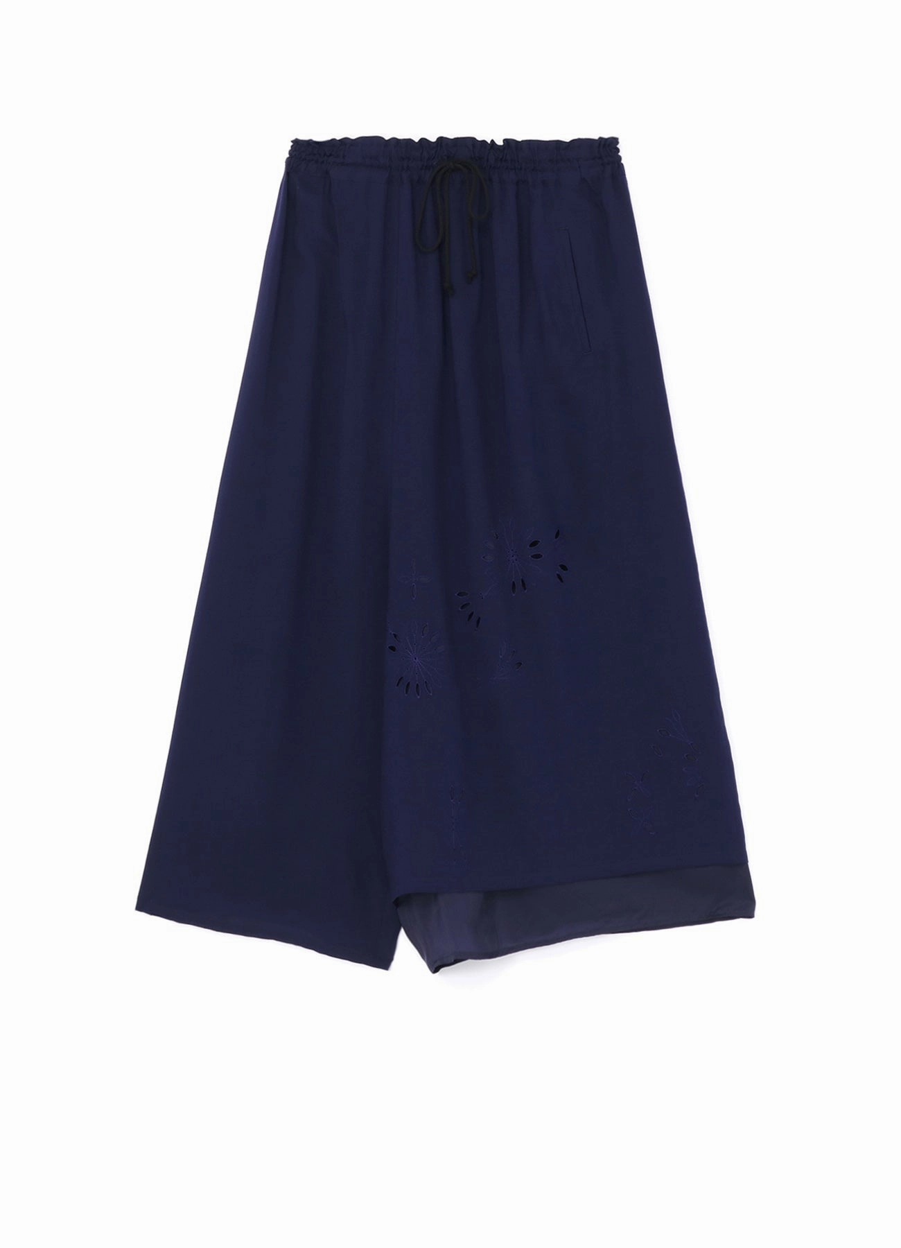 ripstop fabric Transitional Style DRAWSTRING PANTS WITH DOUBLE LEFT LEG