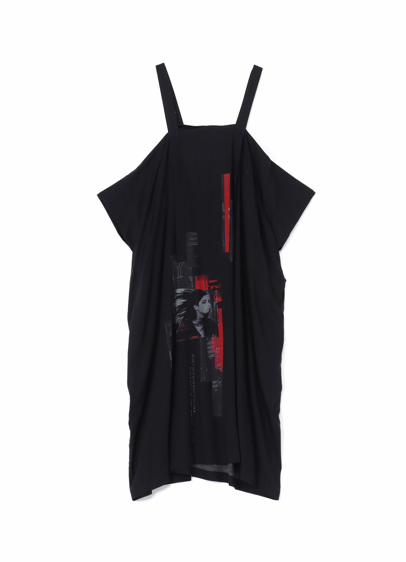 Cute Touch Wrap Charm Y's ?? MAX VADUKUL SHOULDER STRAP SQUARE DRESS