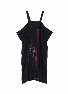 Cute Touch Wrap Charm Y's ?? MAX VADUKUL SHOULDER STRAP SQUARE DRESS