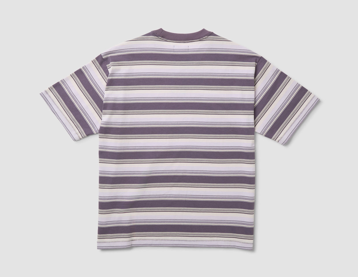 Market Smiley Lockup Striped T-Shirt / Lavender Sporty Vibe
