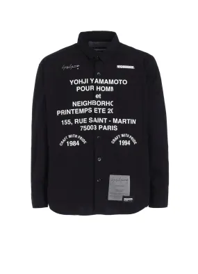 Essential Wardrobe Yohji Yamamoto x NEIGHBORHOOD PRINT SHIRT LS