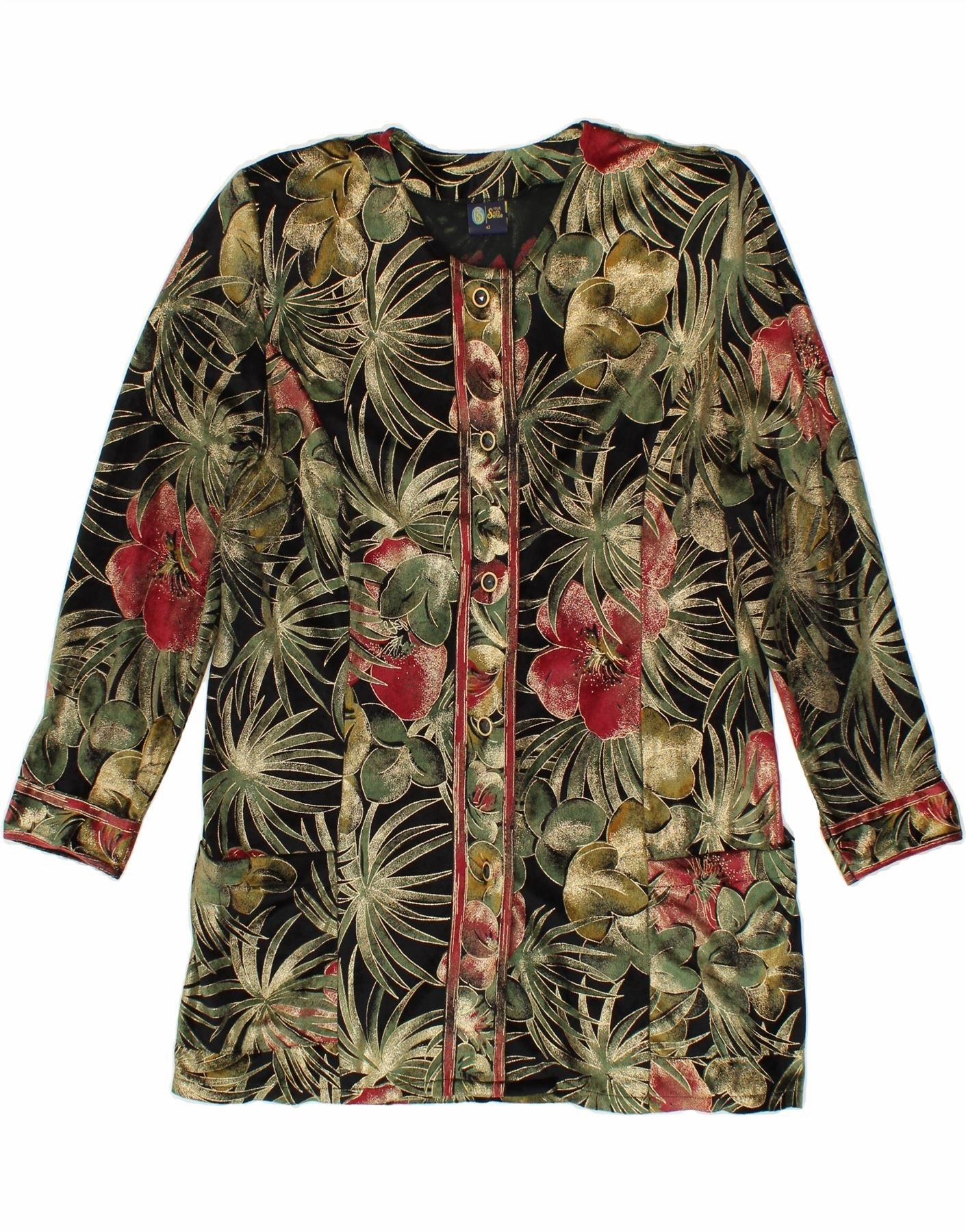 Elegant Appearance YOUR SIXTH SENSE Womens Blazer Jacket IT 42 Medium Multicoloured Floral