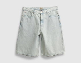 Stan Ray Wide 5 Short / Light Blue Denim Artisanal Multi Panel Construction