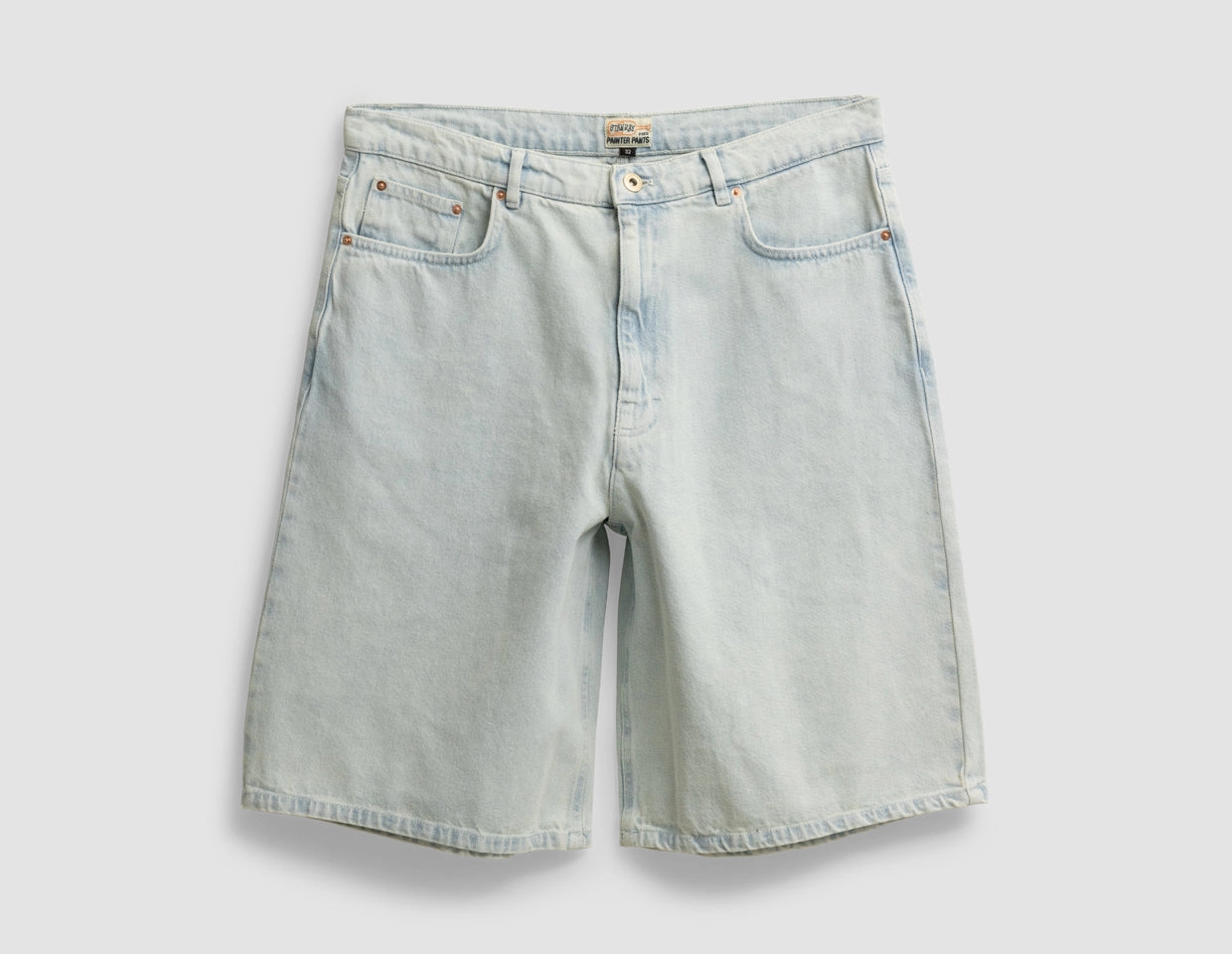 Stan Ray Wide 5 Short / Light Blue Denim fitness industry muted colors