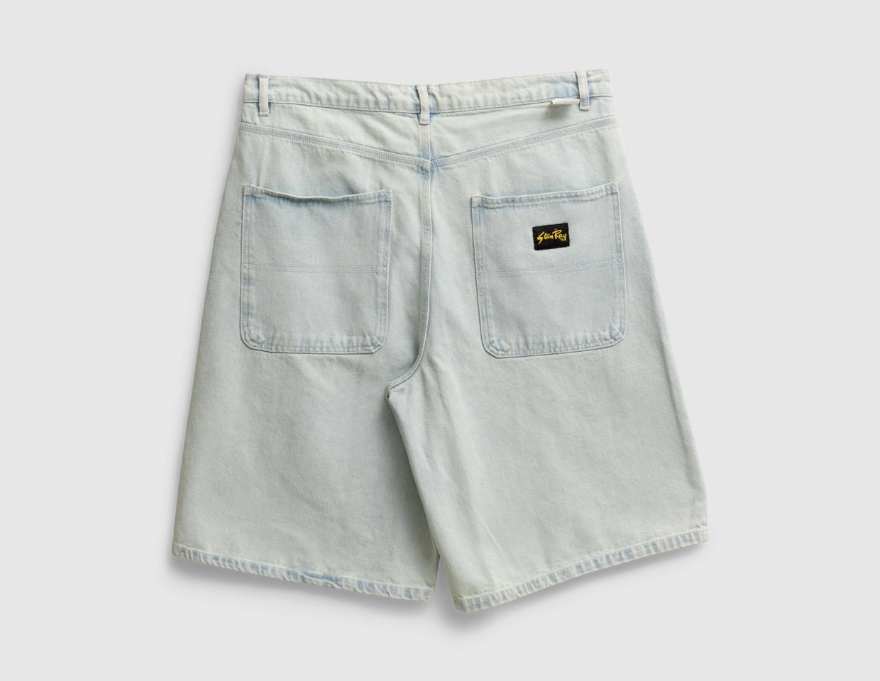 Stan Ray Wide 5 Short / Light Blue Denim Non Restrictive Cut Wind Resistant Material