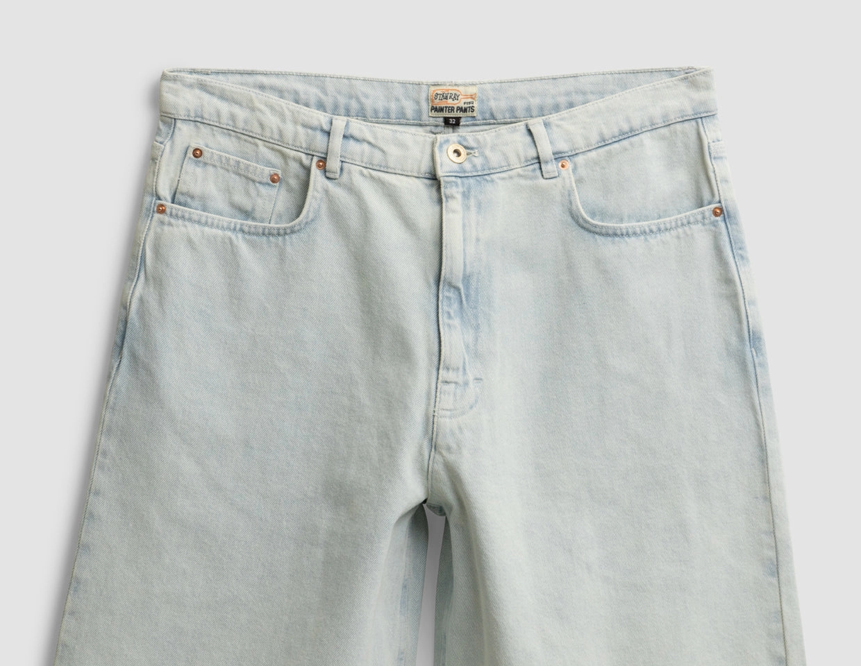 Smart Fit Stan Ray Wide 5 Short / Light Blue Denim