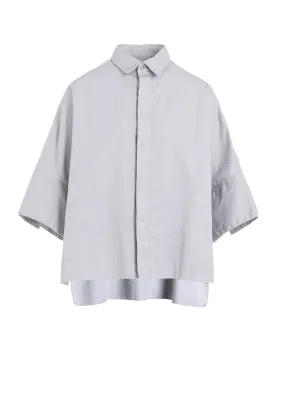 Functional Pocket Job Interview [Y's BORN PRODUCT] COTTON TWILL WIDE CUFFS SHIRT