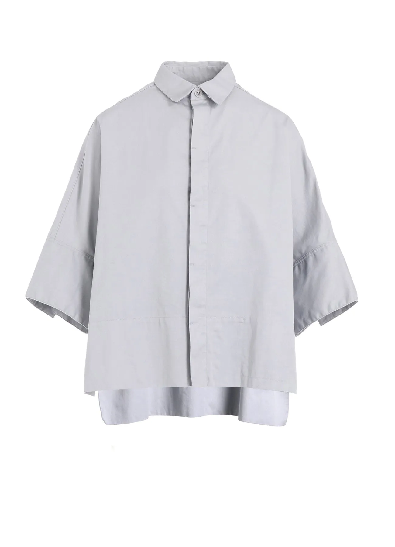 Functional Pocket Job Interview [Y's BORN PRODUCT] COTTON TWILL WIDE CUFFS SHIRT