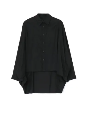 [Y's BORN PRODUCT] THIN COTTON TWILL DOUBLE FRONT OVERSIZED SHIRT Business Meeting