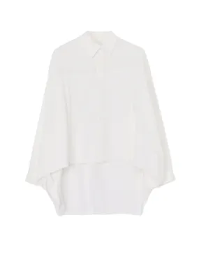 [Y's BORN PRODUCT] THIN COTTON TWILL DOUBLE FRONT OVERSIZED SHIRT Cultural Inspired Ombre look