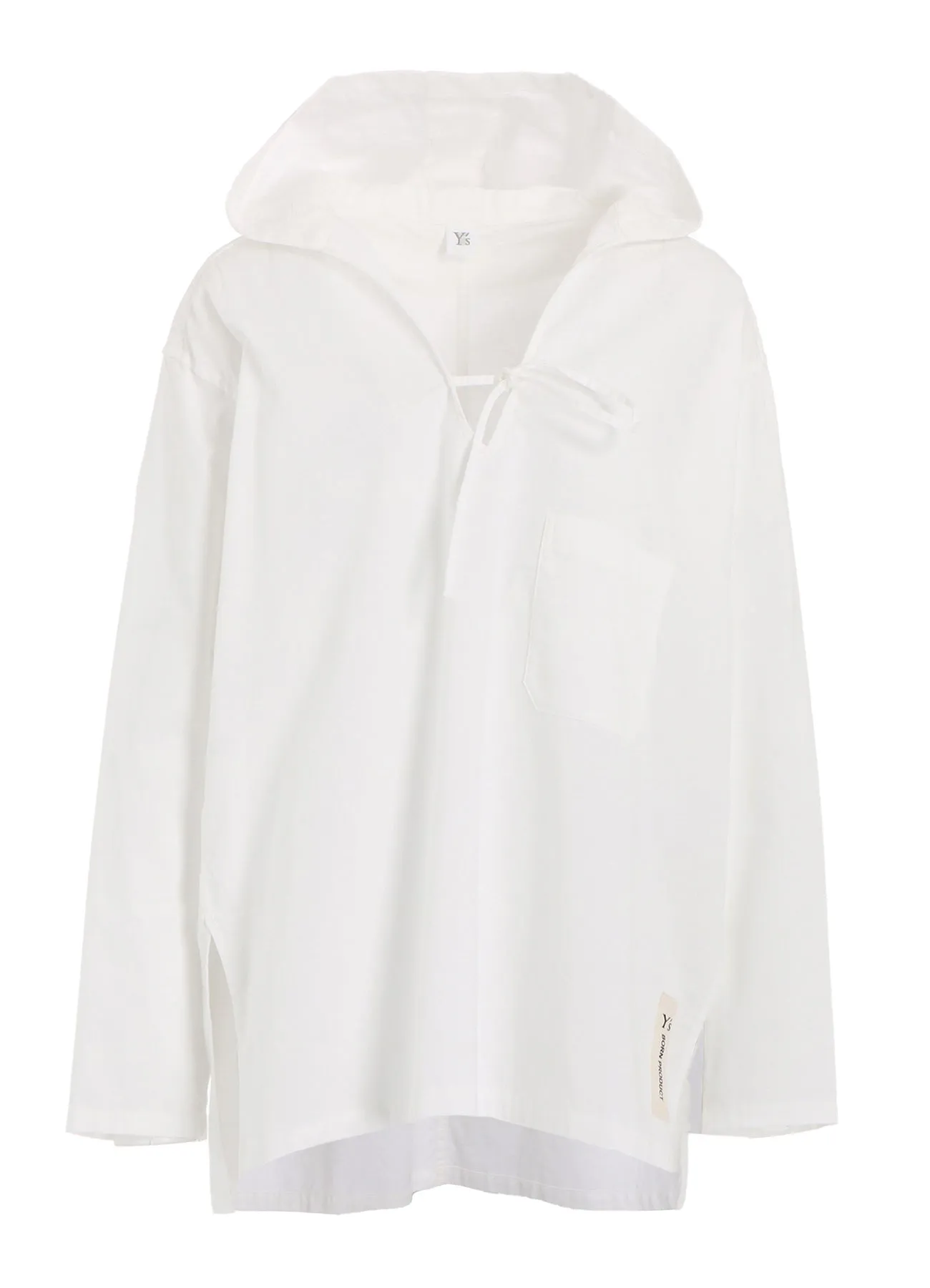 Fall Foliage [Y's BORN PRODUCT] THIN COTTON TWILL HOODIE PULL OVER