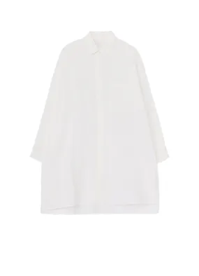 Indoor Comfort [Y's BORN PRODUCT] THIN COTTON TWILL OVERSIZED LONGSLEEVE SHIRT