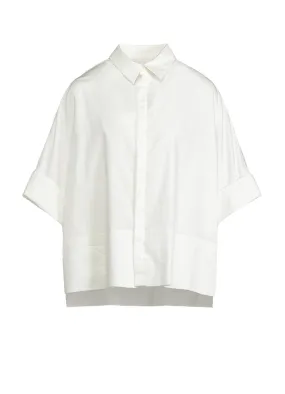 Dressy look [Y's BORN PRODUCT] THIN COTTON TWILL WIDE CUFF SHIRT