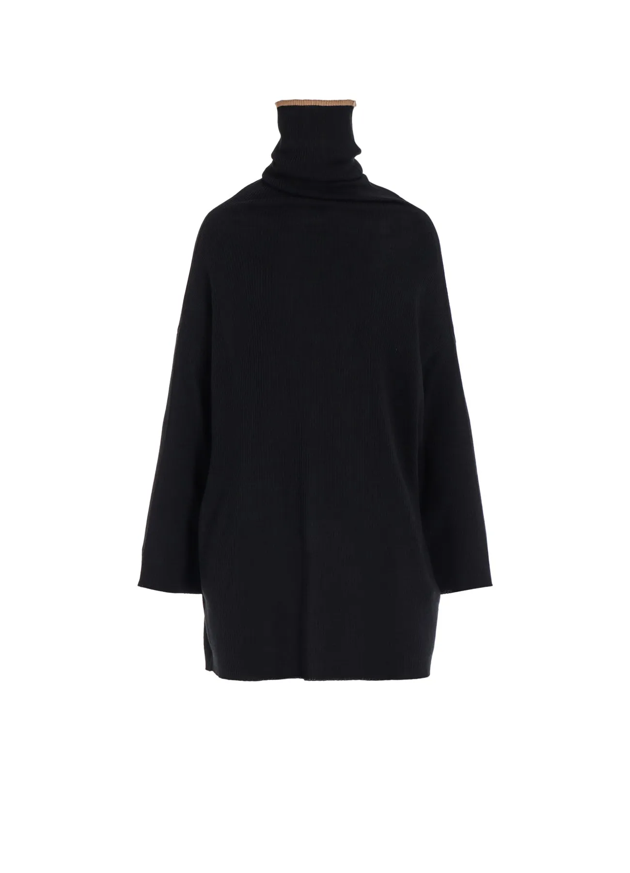 Clean Aesthetic Y's ?? JOHN SMEDLEY BOTTLE NECK RIBBED KNIT