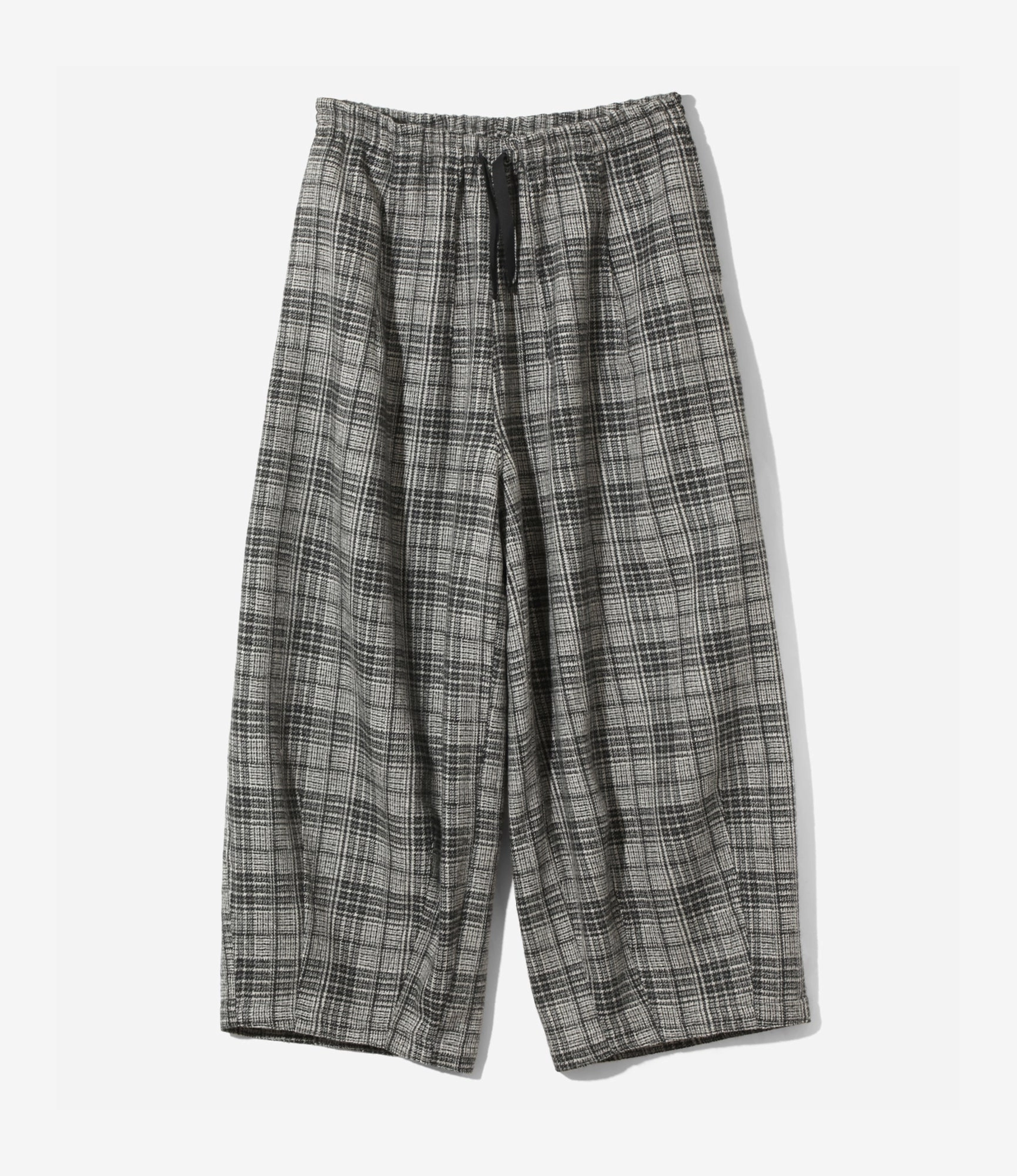 HD Pant ?C Off White Glen Plaid Wool NoBuckleDesign Multi-way wear