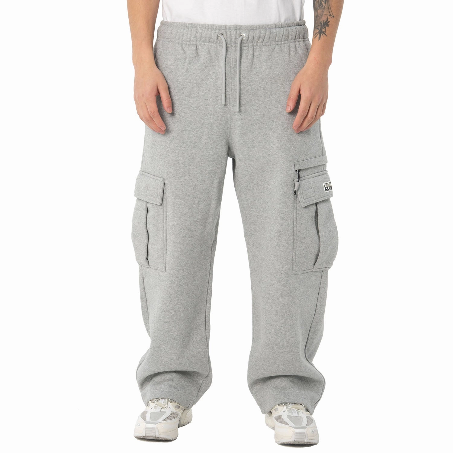 Heavyweight Open Hem Cargo Sweatpant - Mens Versatile Waist