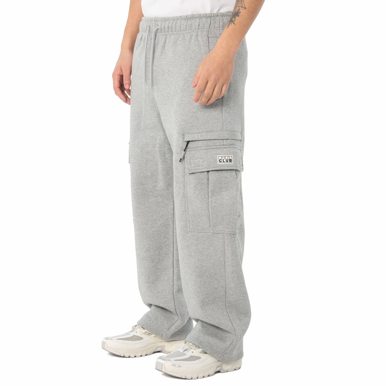 Heavyweight Open Hem Cargo Sweatpant - Mens Casual Edge