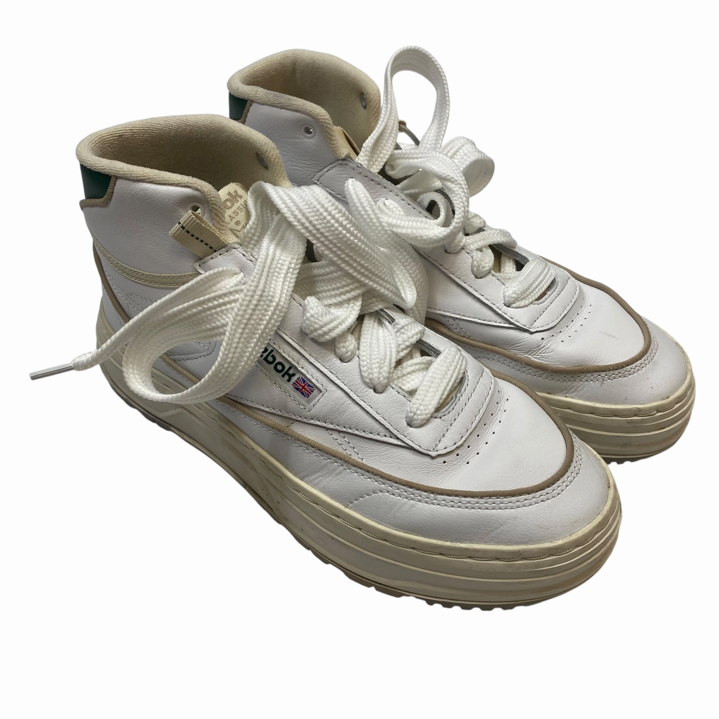 Shoes Sneakers By Reebok In White, Size:8.5 nubuck shoes